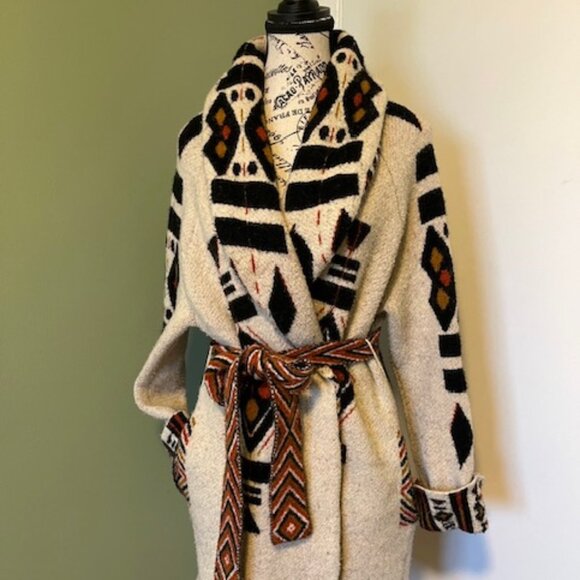 Zara Sweaters - Zara Tribal Sweater Coat